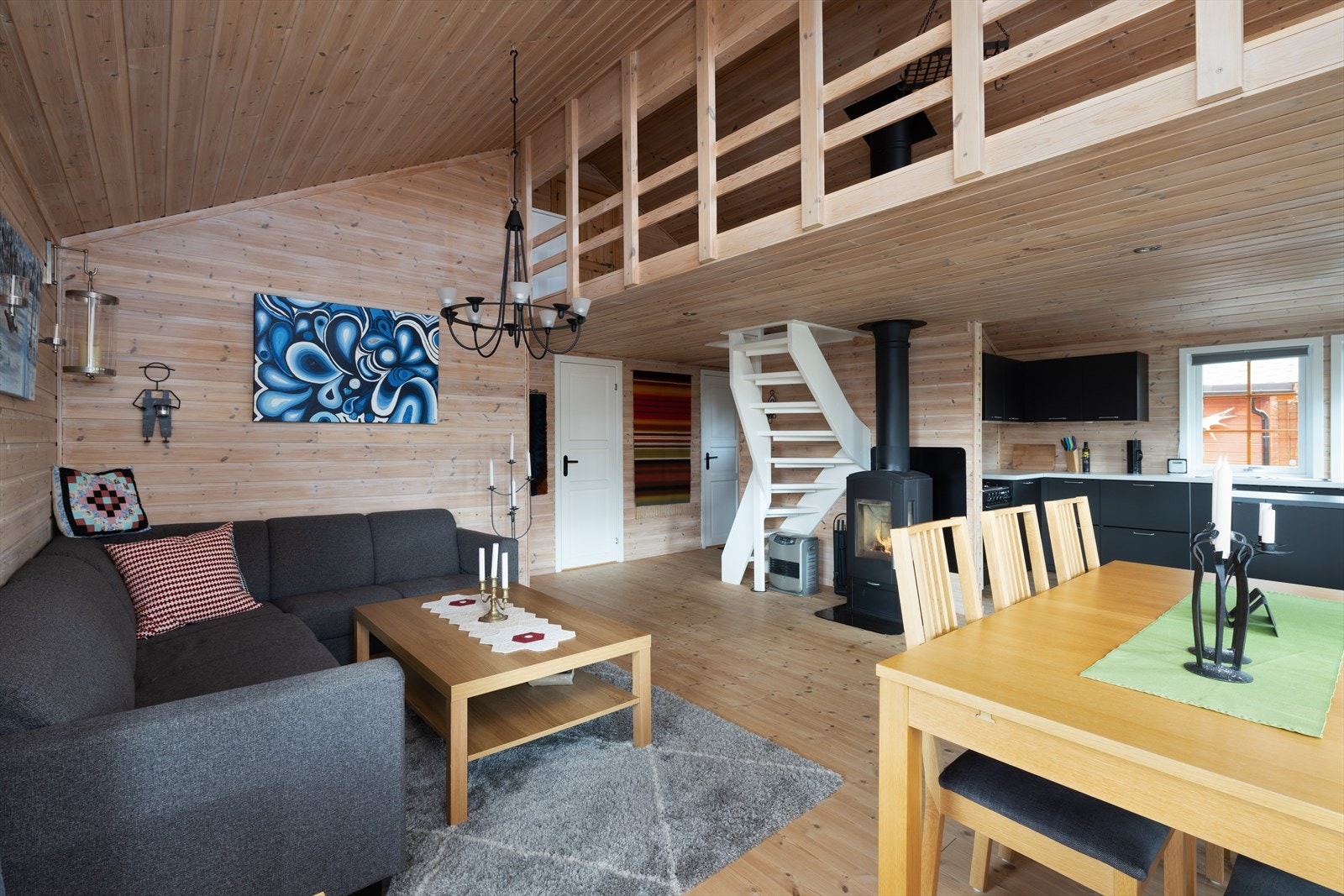 Hems med muligheter for lagringsplass og ekstra sengeplasser. Galleribilde