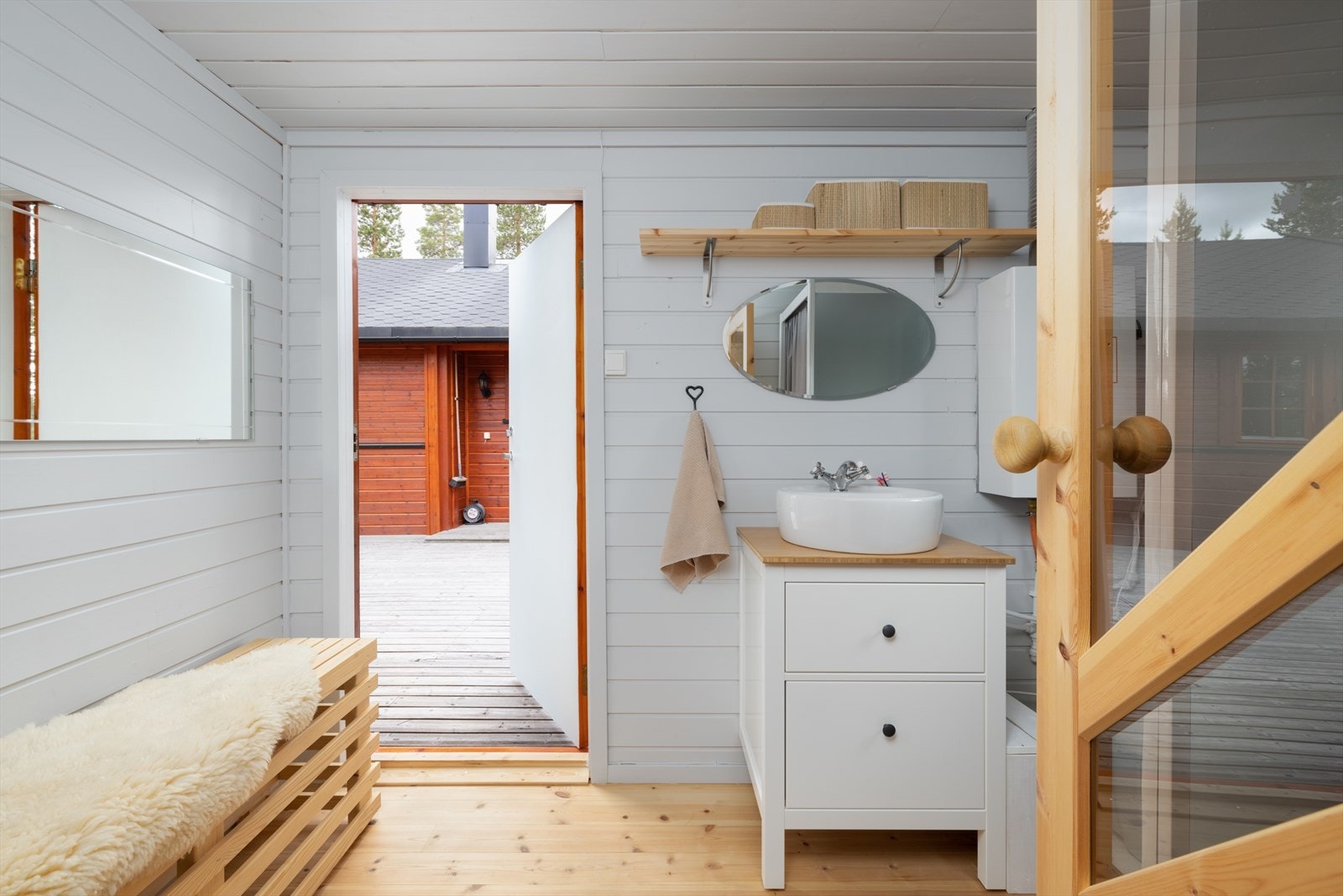 Anneks med bad og badstue. Galleribilde