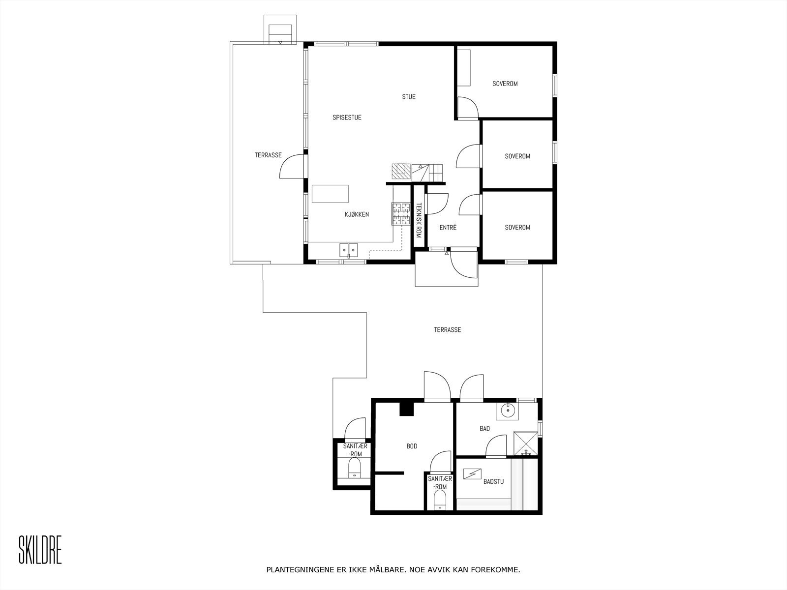 Plantegning. Galleribilde