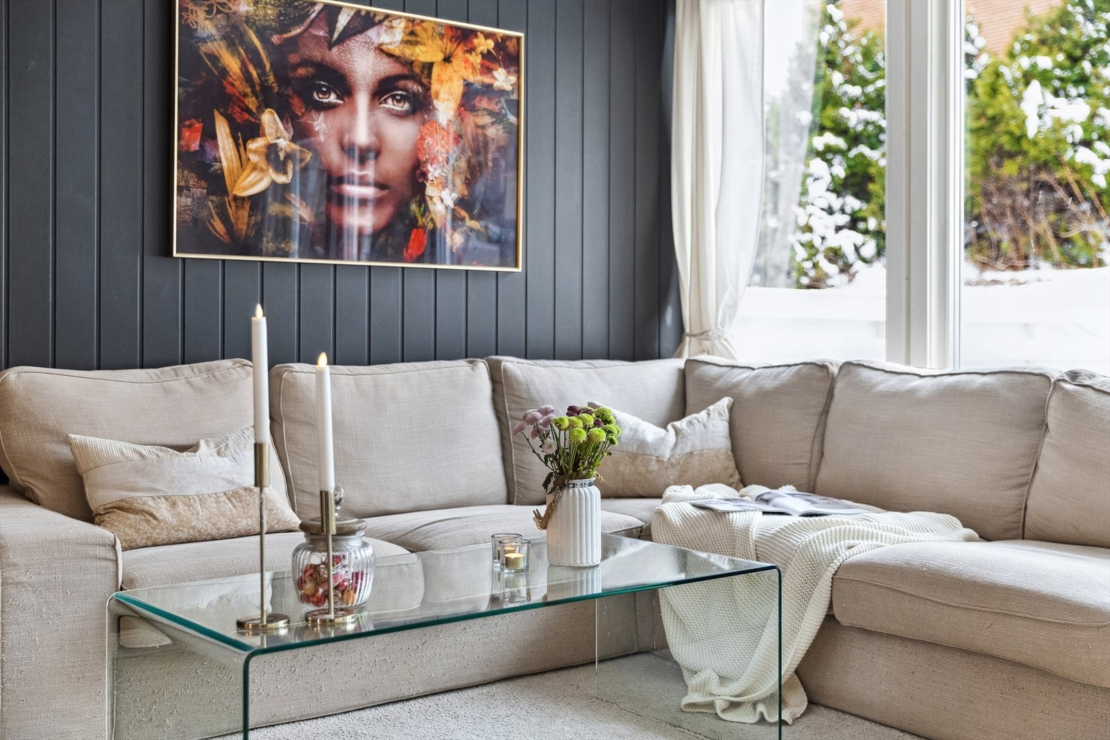 Flotte fargevalg som gir fine kontraster, samtidig som man får en dempet atmosfære. Galleribilde