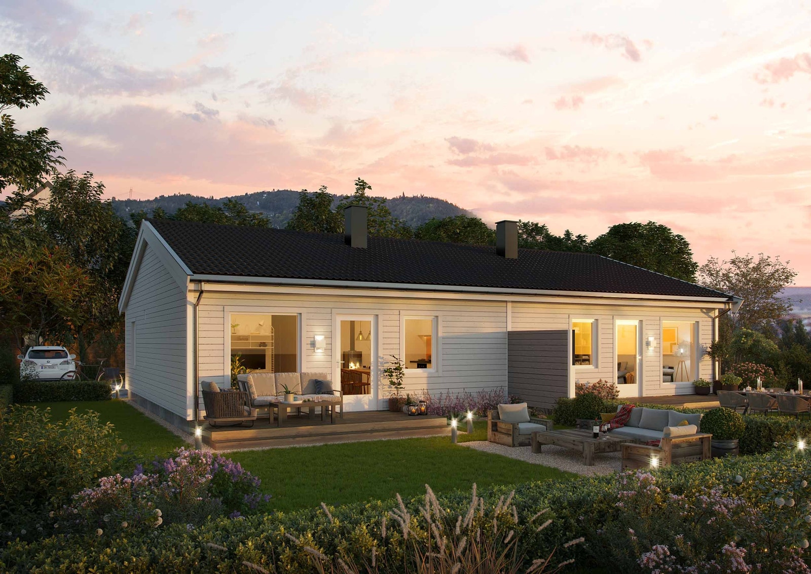 Trivelige leiligheter med solrik uteplass på Sole Galleribilde