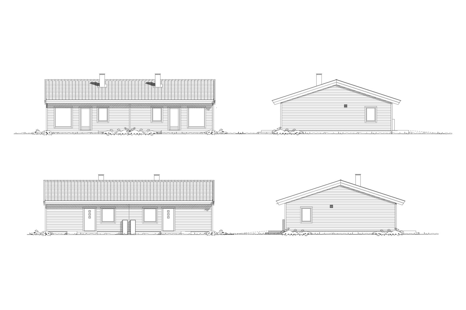 Strektegning av den aktuelle boligen Galleribilde