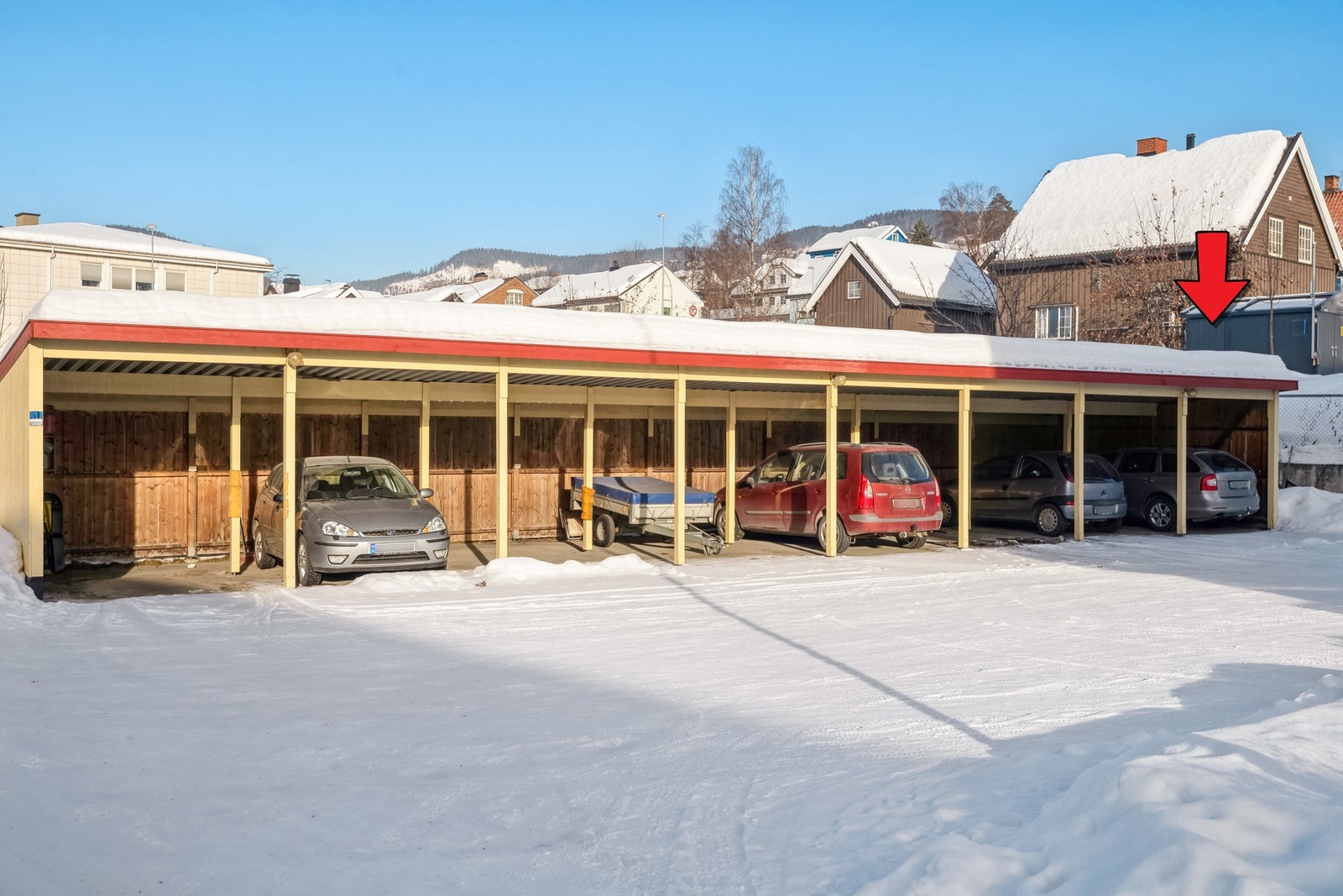 Carport medfølger. Galleribilde