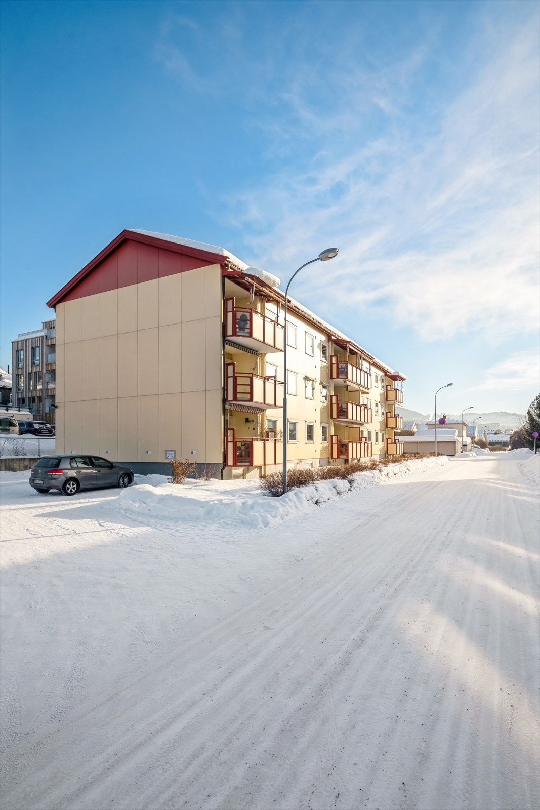 Gjesteparkering ved blokka Galleribilde