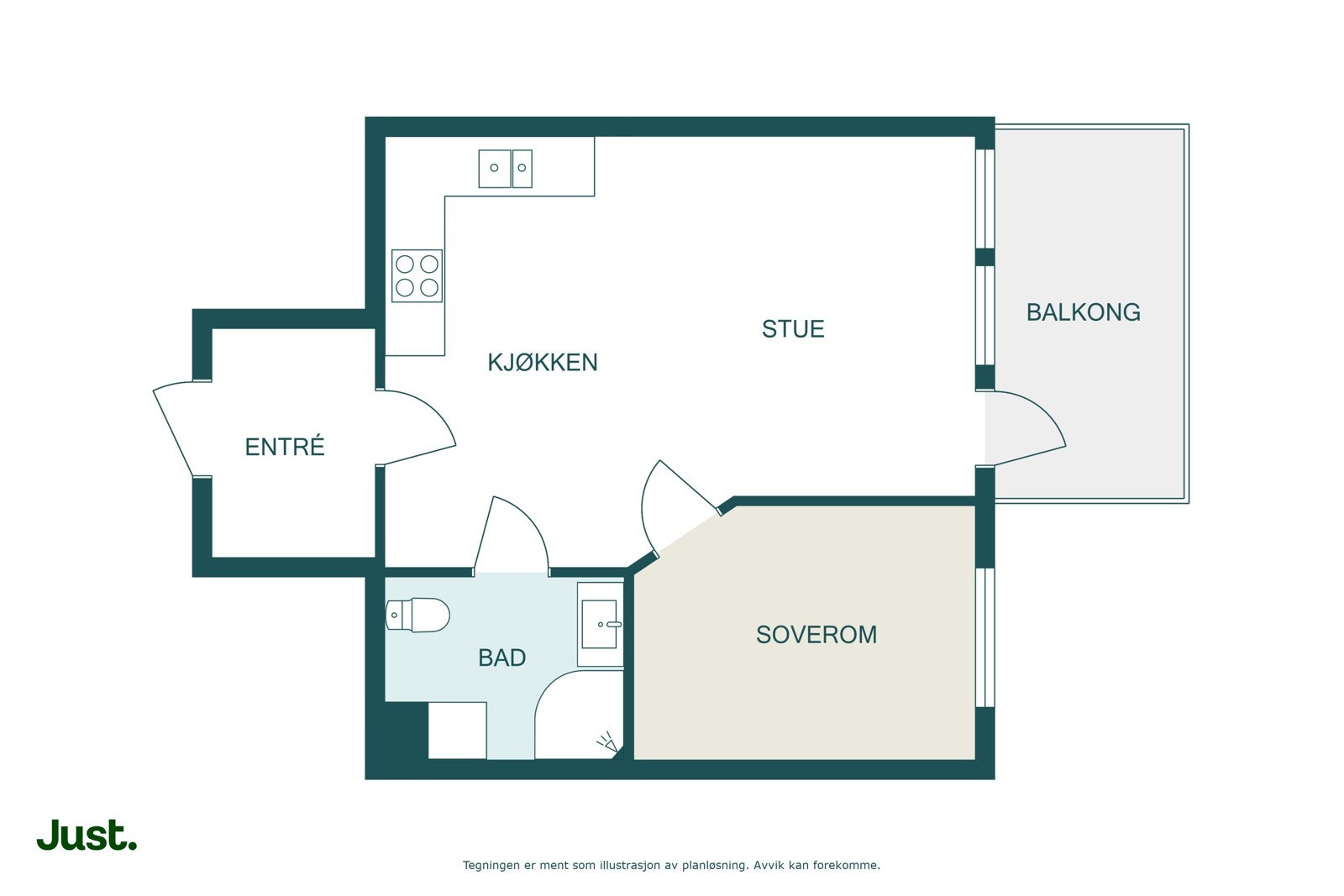 Planskisse Galleribilde