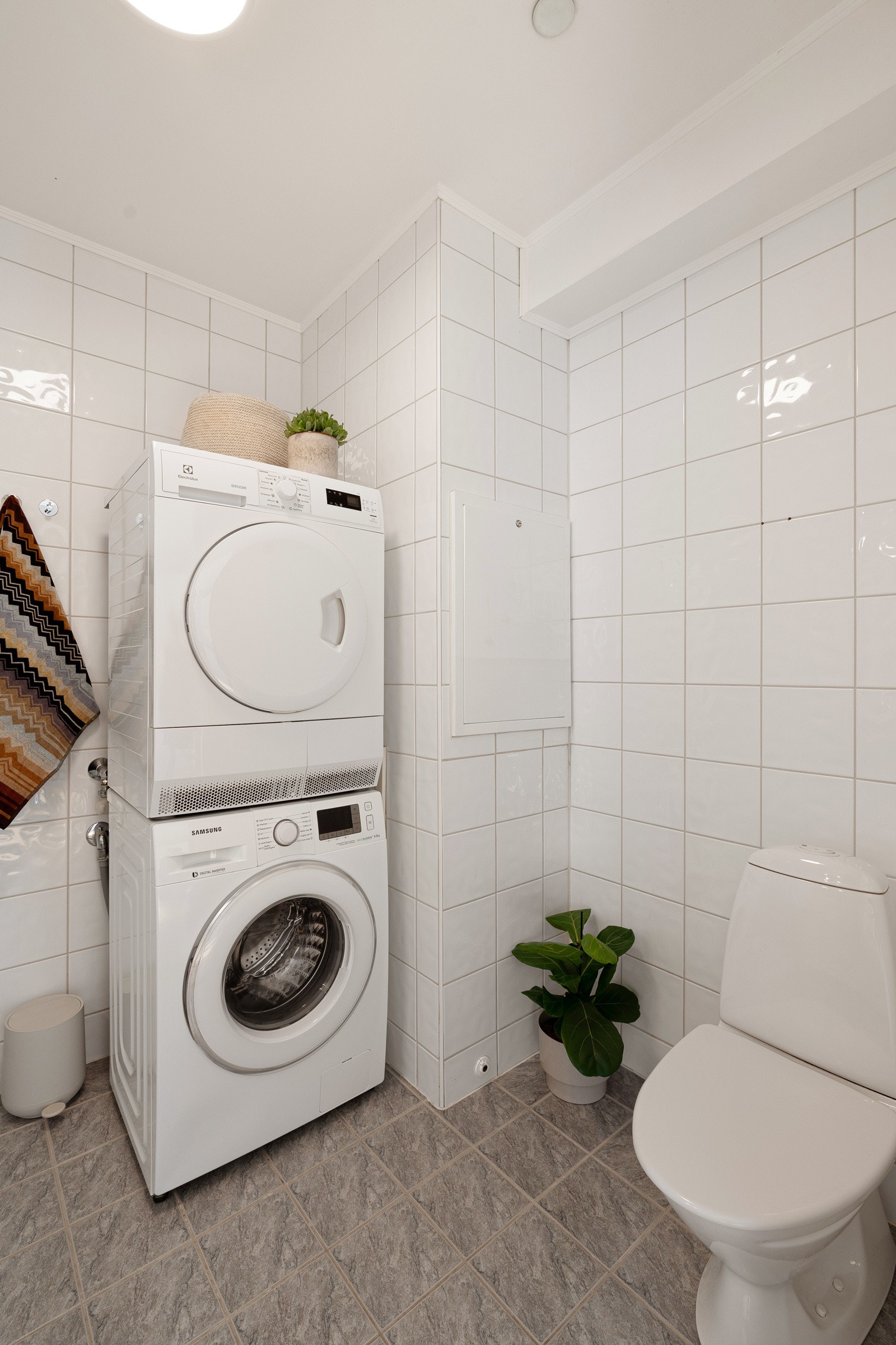 Her er det også opplegg for vaskemaskin og plass for tørketrommel. Galleribilde