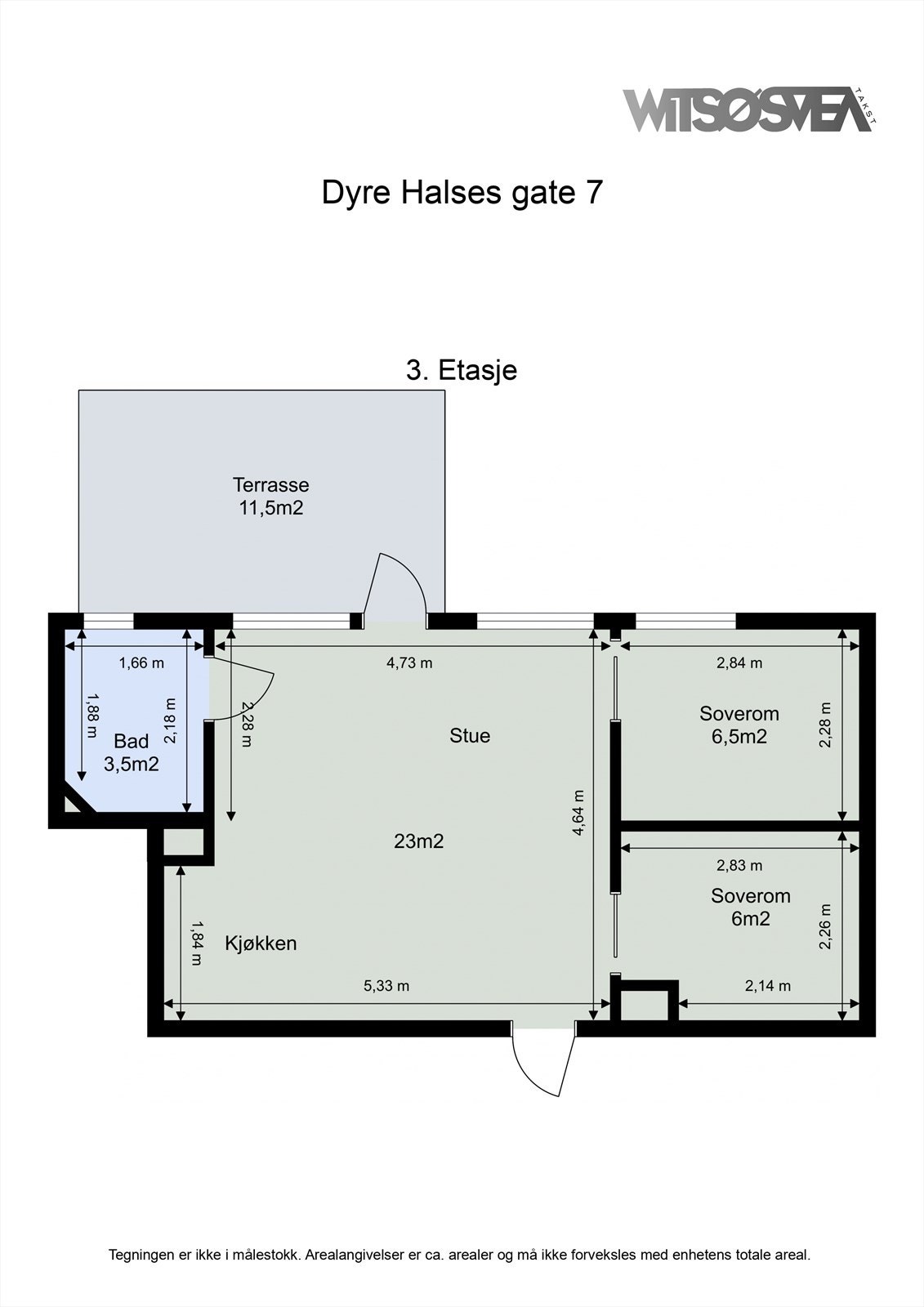 Planskisse Galleribilde