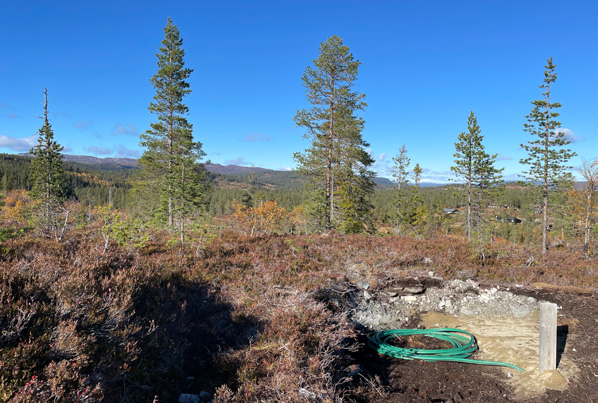 Tomten har pen utsikt Galleribilde