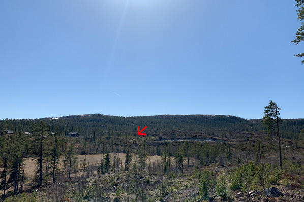 Det er vei helt opp til hytta Galleribilde