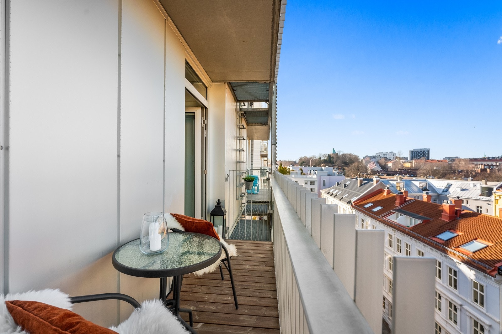 Flott utsikt mot Akersbakken. Galleribilde