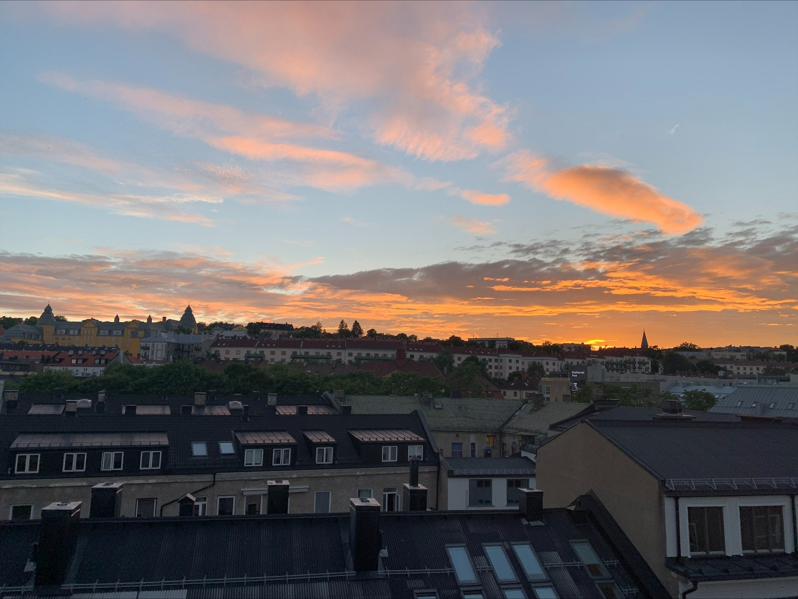 Flott utsikt mot Akersbakken og St. Hanshaugen (selgers bilde). Galleribilde