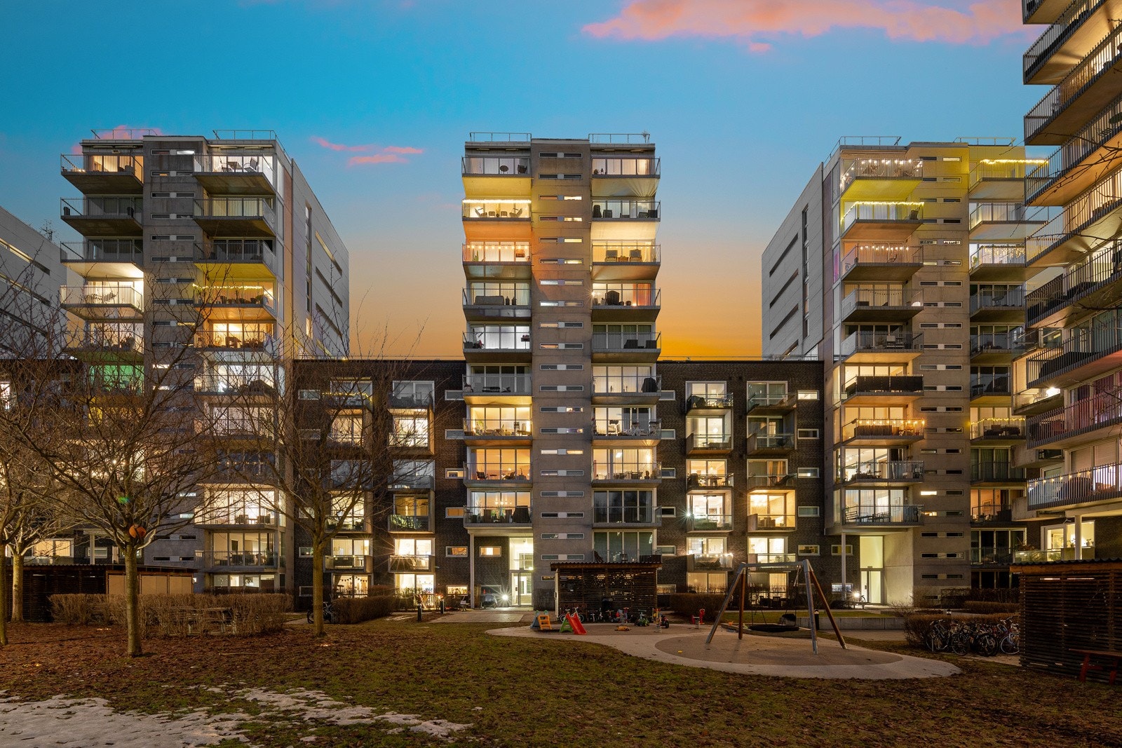 Waldemars Hage har en svært skjermet beliggenhet, langs Akerselva. Galleribilde