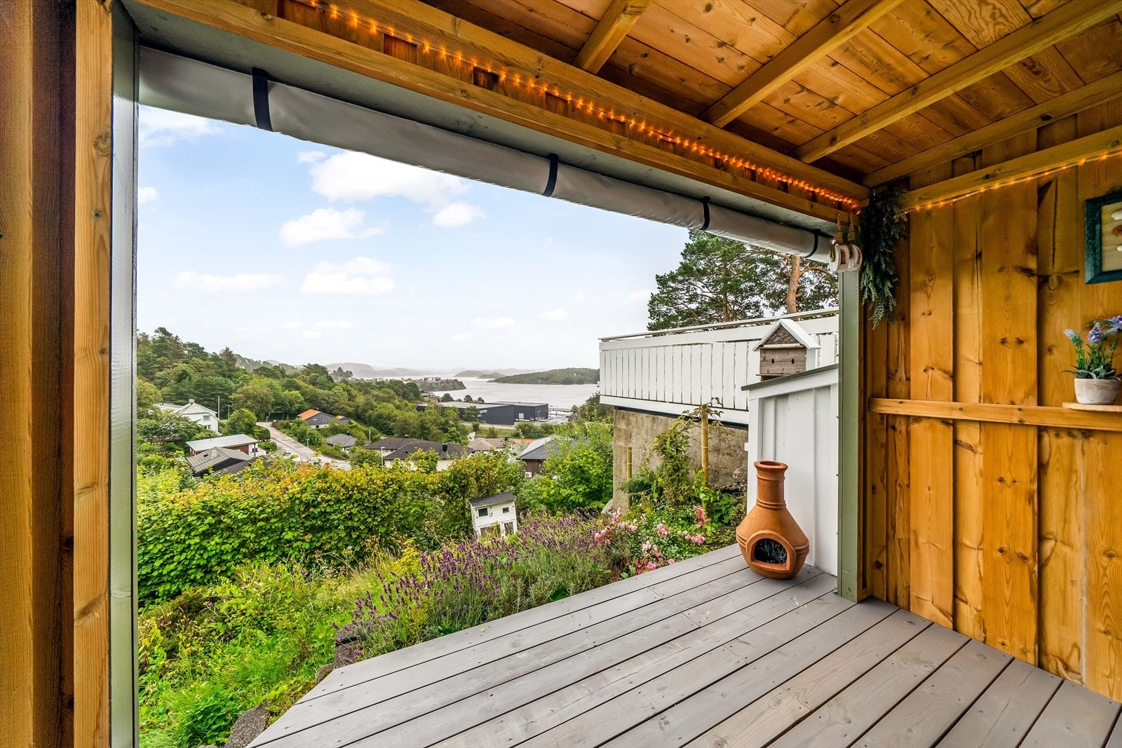 Veranda/utestue med utsikt Galleribilde