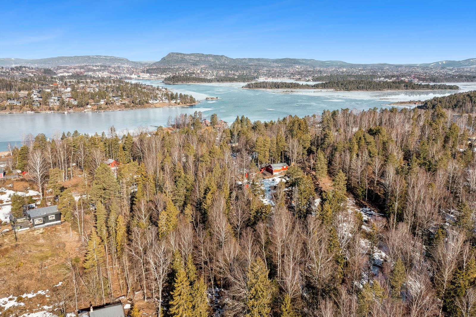 Drone - retning Sandvika Galleribilde
