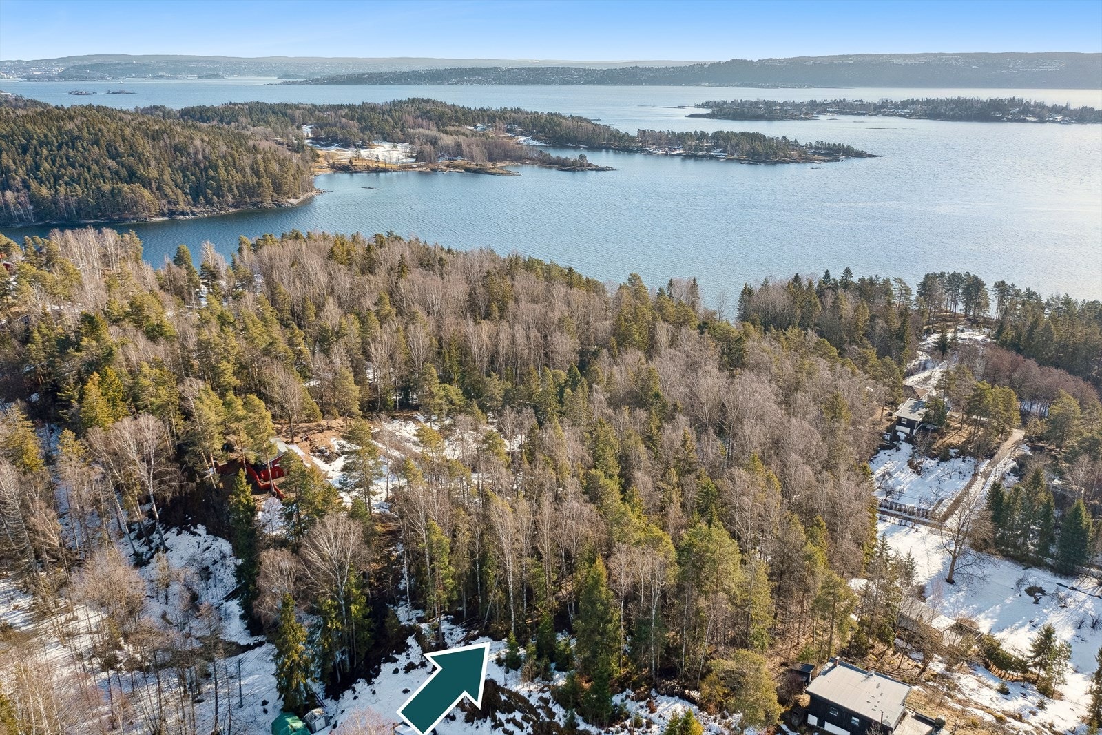 Drone - Foto retning Nesoddlandet Galleribilde