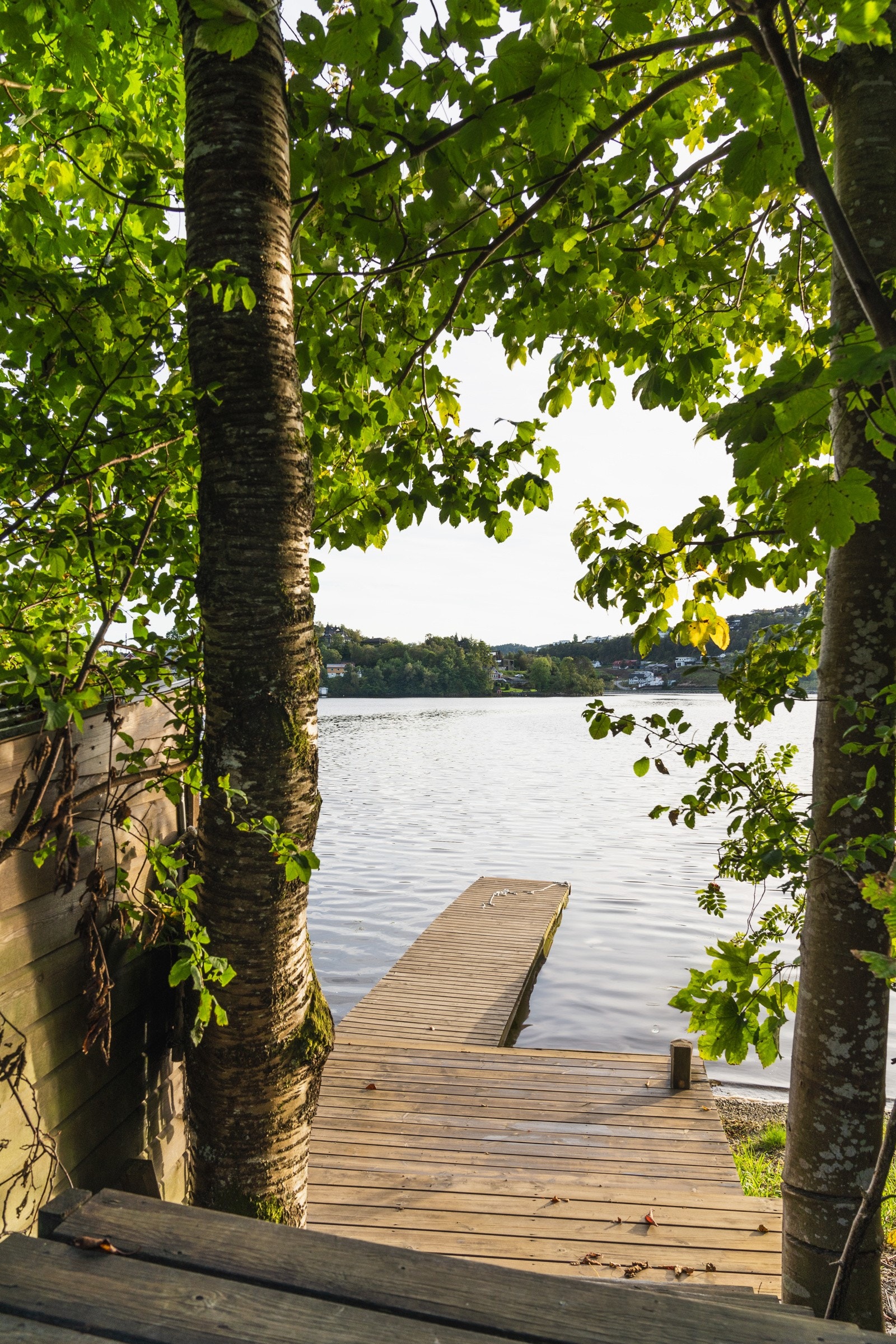Ta båten gjennom kanalen til Nordåsvannet. Galleribilde