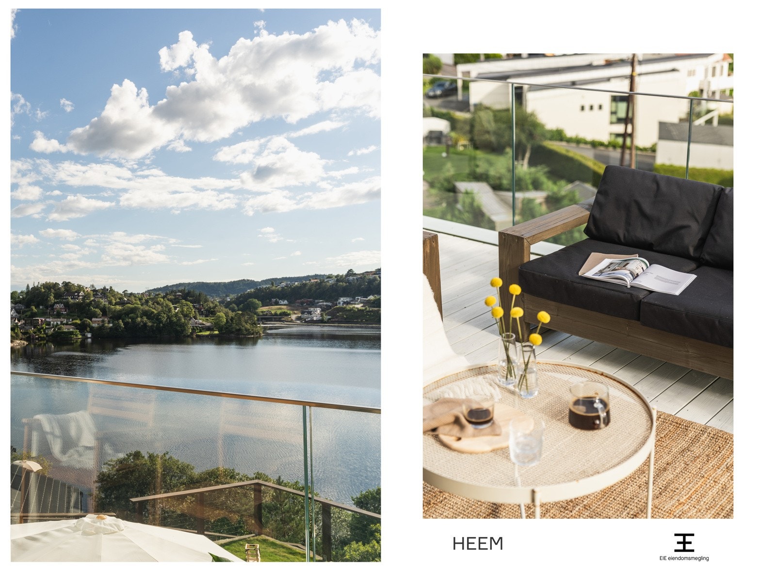 Her kan man nyte fantastiske sommerdager med grilling og nydelig uhindret utsikt over vannet. Galleribilde