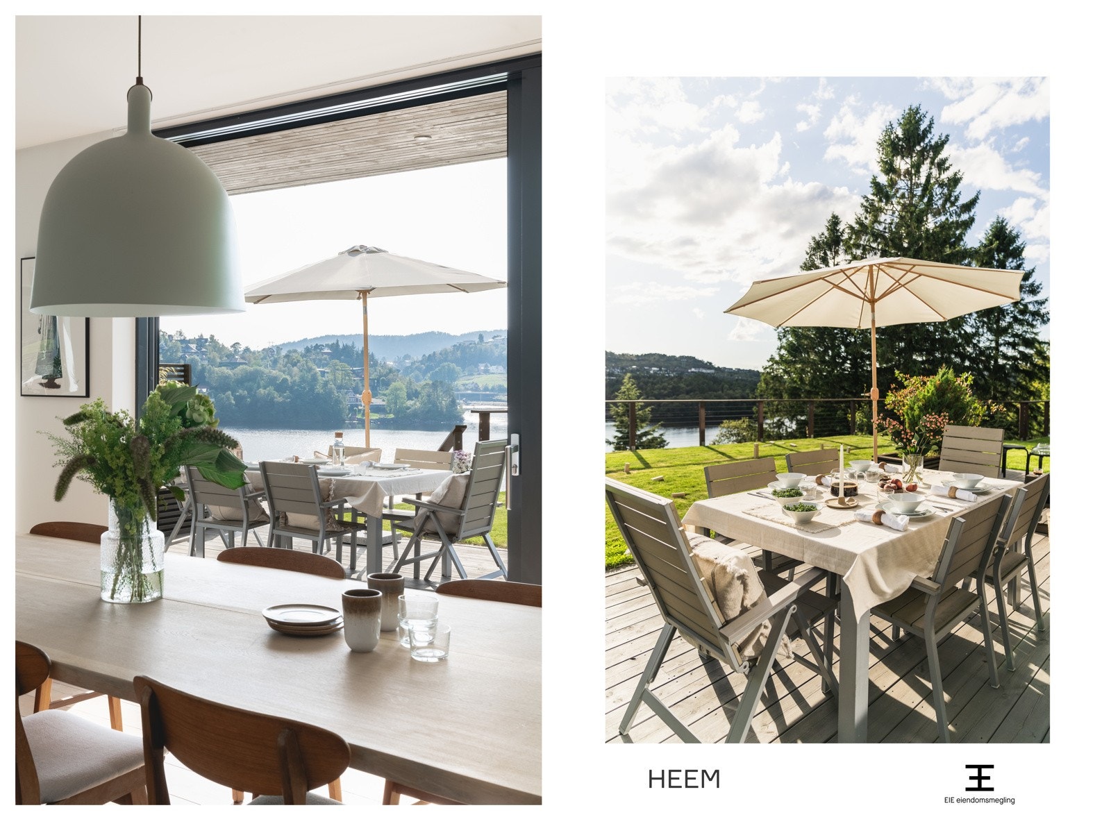 Med åpen skyvedør kan du sømløst bevege deg fra innsiden til de flotte uteområdene. Galleribilde