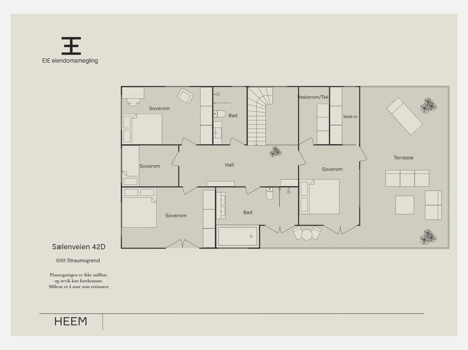 Planløsning 2.etasje Galleribilde
