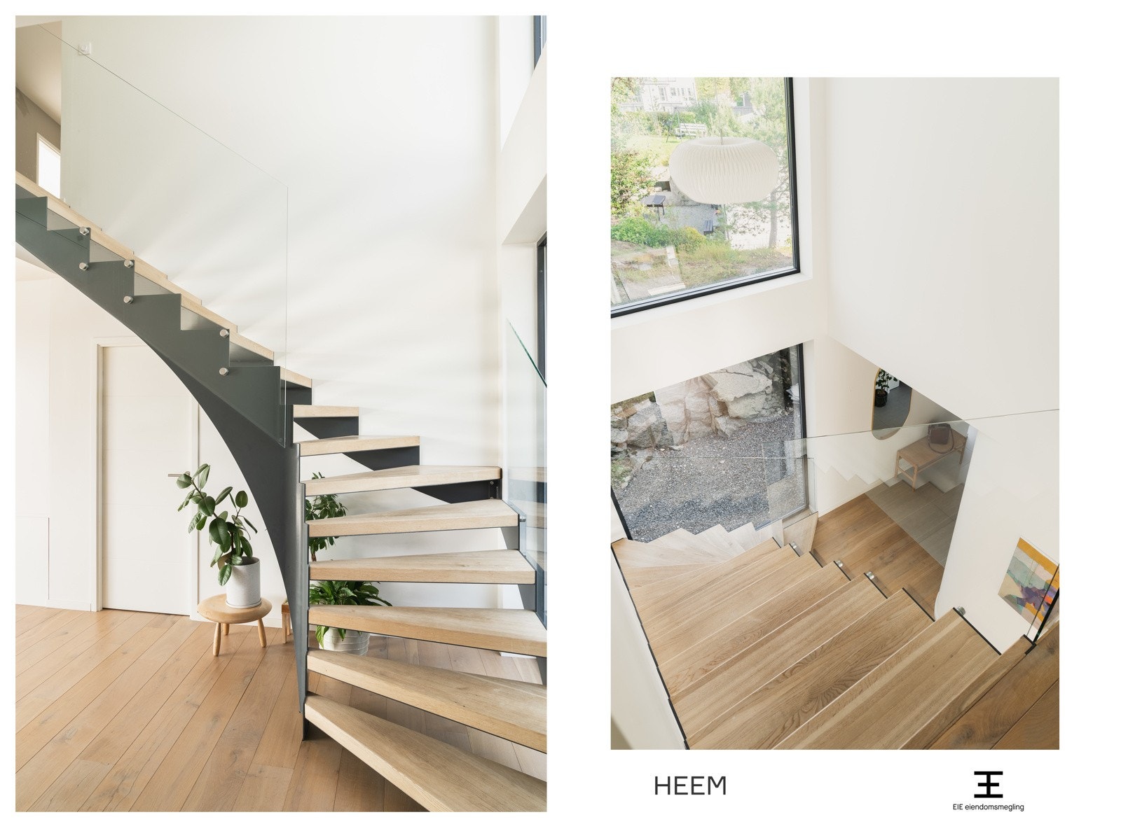 Vi tar turen opp til boligens 2.etasje. Galleribilde