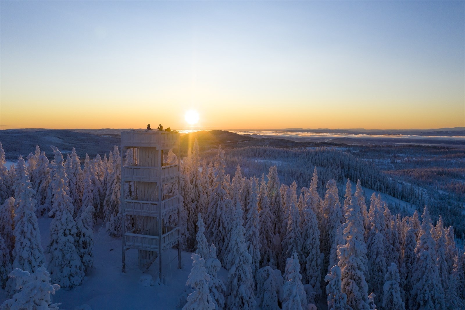 Ved hytta kan du gå opp til Lushaugtårnet som er det høyeste punktet på Hadeland, ca. 812 moh. På toppen av det nybygde tårnet som er 15 meter høyt får du en fantastisk utsikt Galleribilde