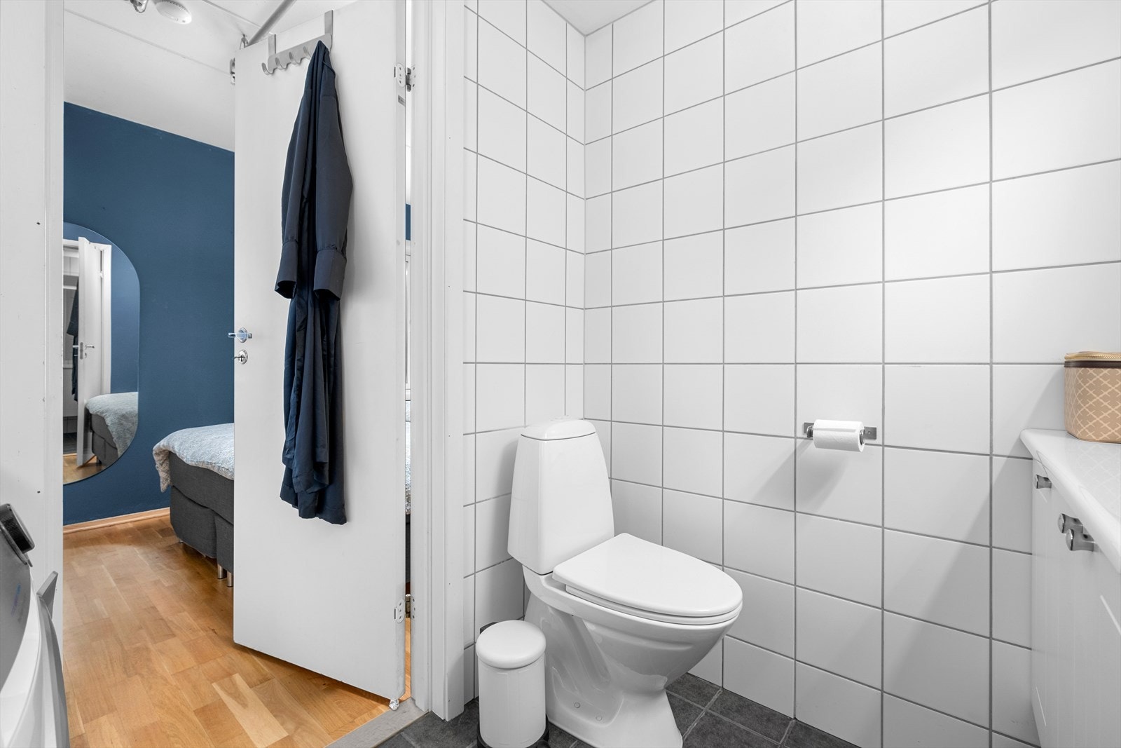 Det er i tillegg lagt varmekabler i gulv. Galleribilde