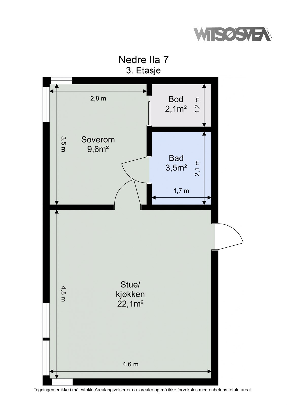 Planskisse Galleribilde