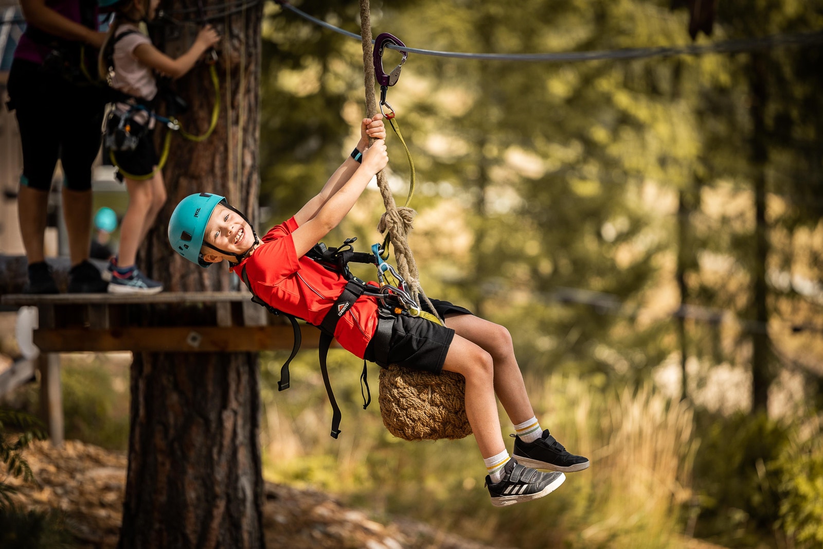 Klatreparken Høyt og Lavt Modum
Foto: Visit Norefjell Galleribilde