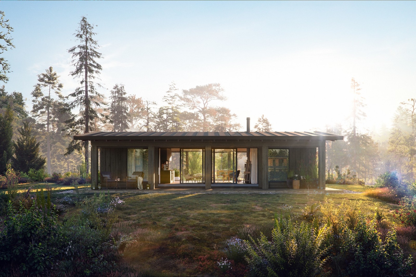 Illustrasjon Sommer Vy2. Galleribilde