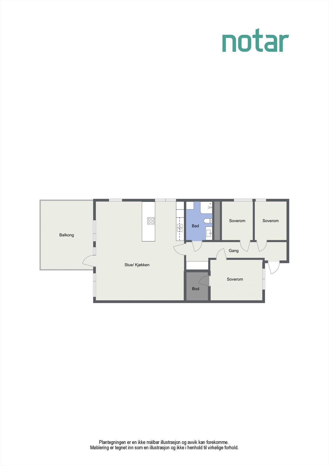 Plantegning Galleribilde