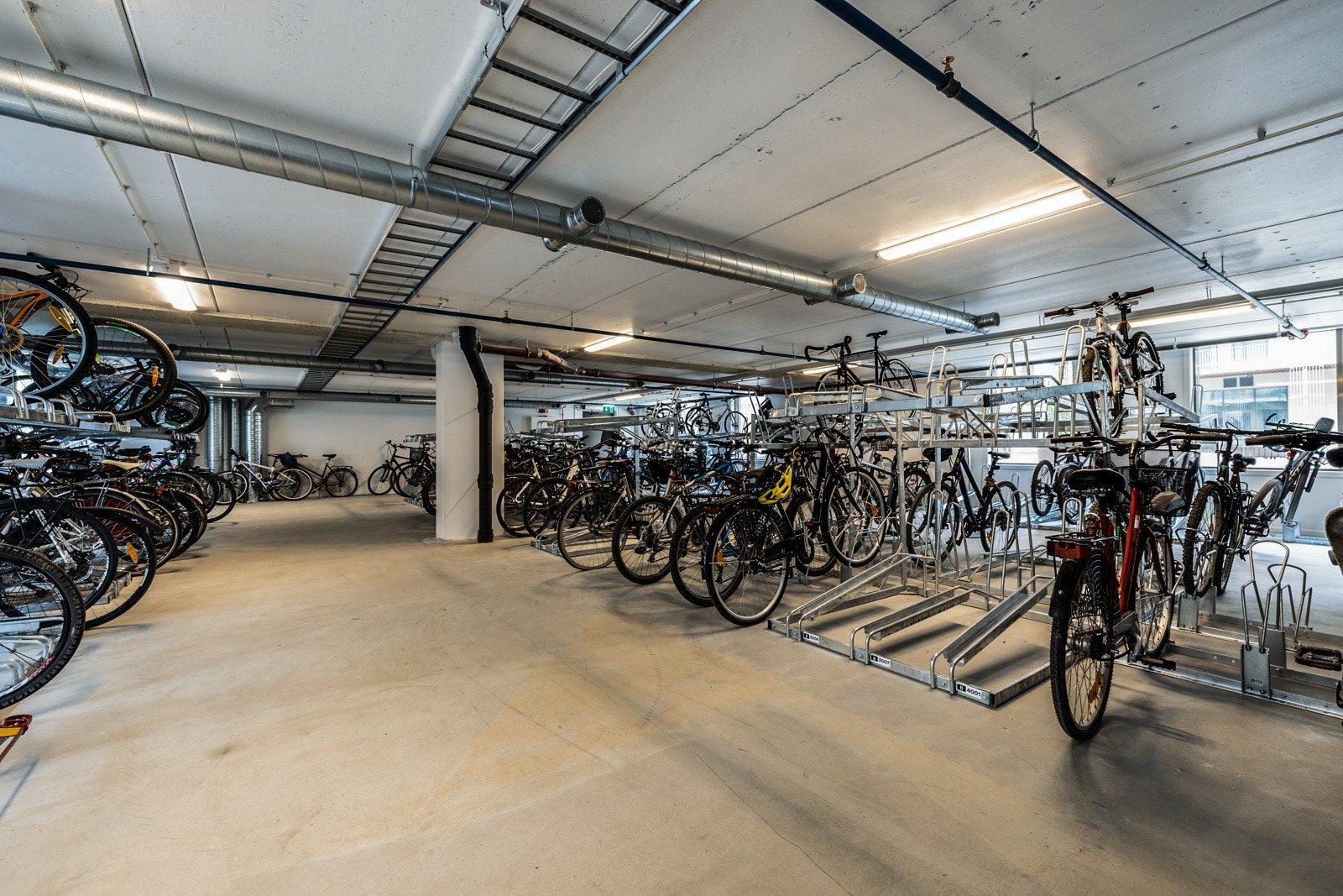 Her har du også felles sykkelparkering. Galleribilde