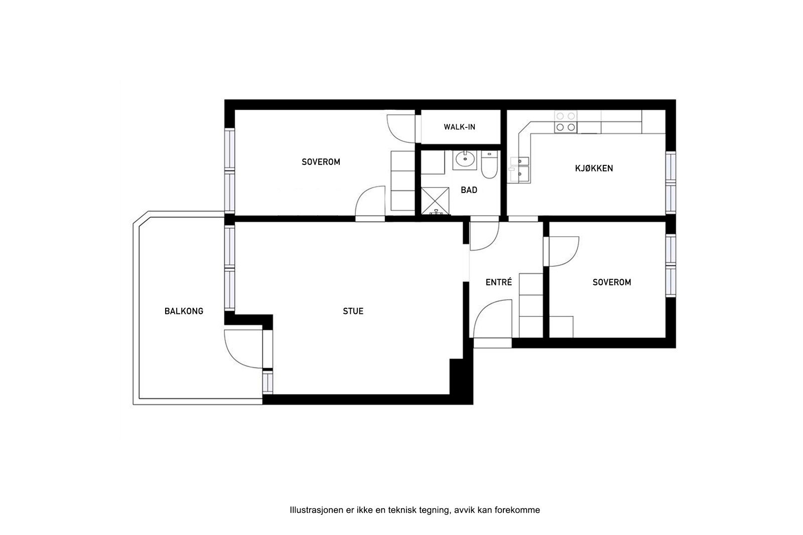 Plantegning Galleribilde
