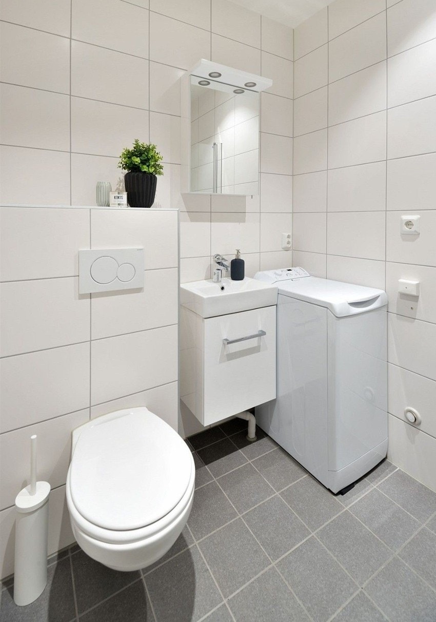 Bilde av bad/wc i kjeller fra boligen sist ble solgt i 2017 Galleribilde