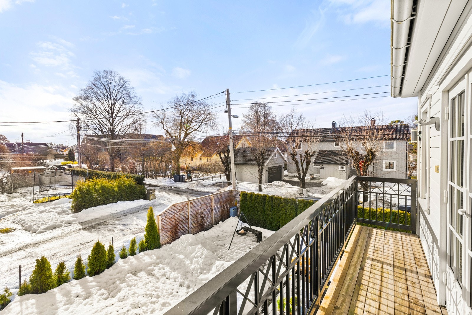 Balkong på ca. 6 m² med flott utsyn. Galleribilde