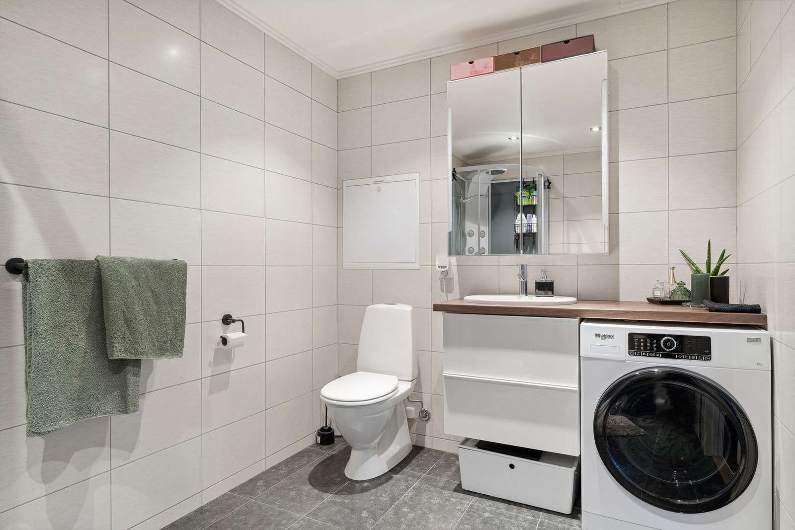 Pent bad på 6 kvm. Galleribilde