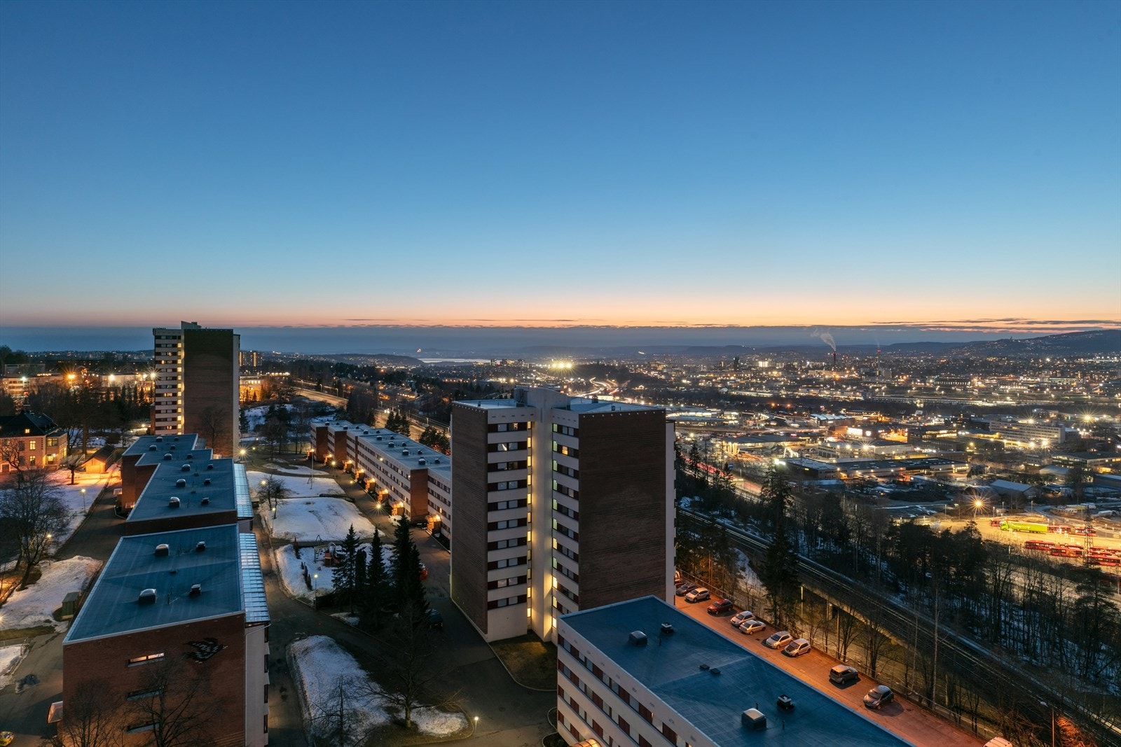 Utsikt fra balkongen. Galleribilde