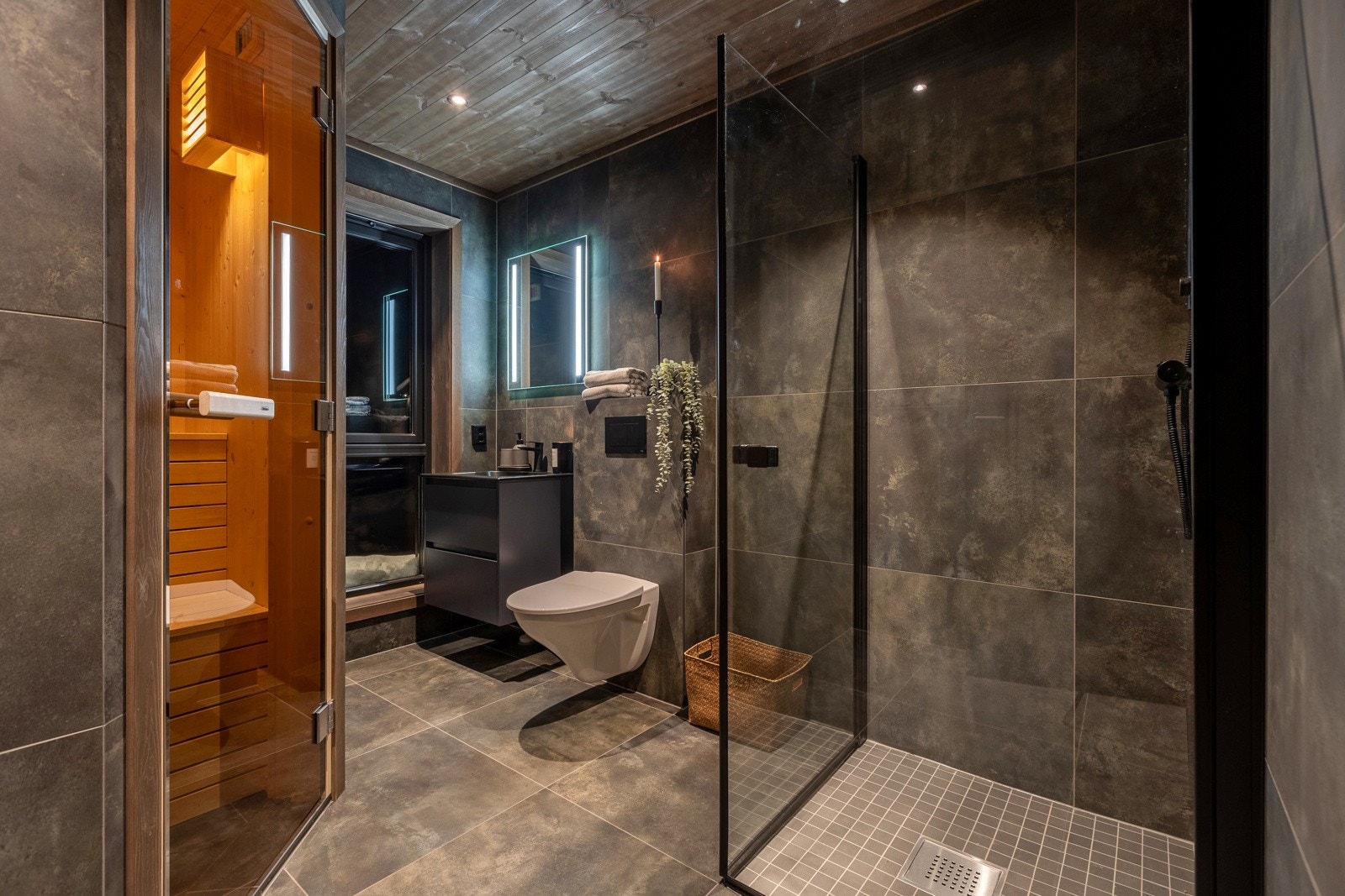 Bad med badstue Galleribilde