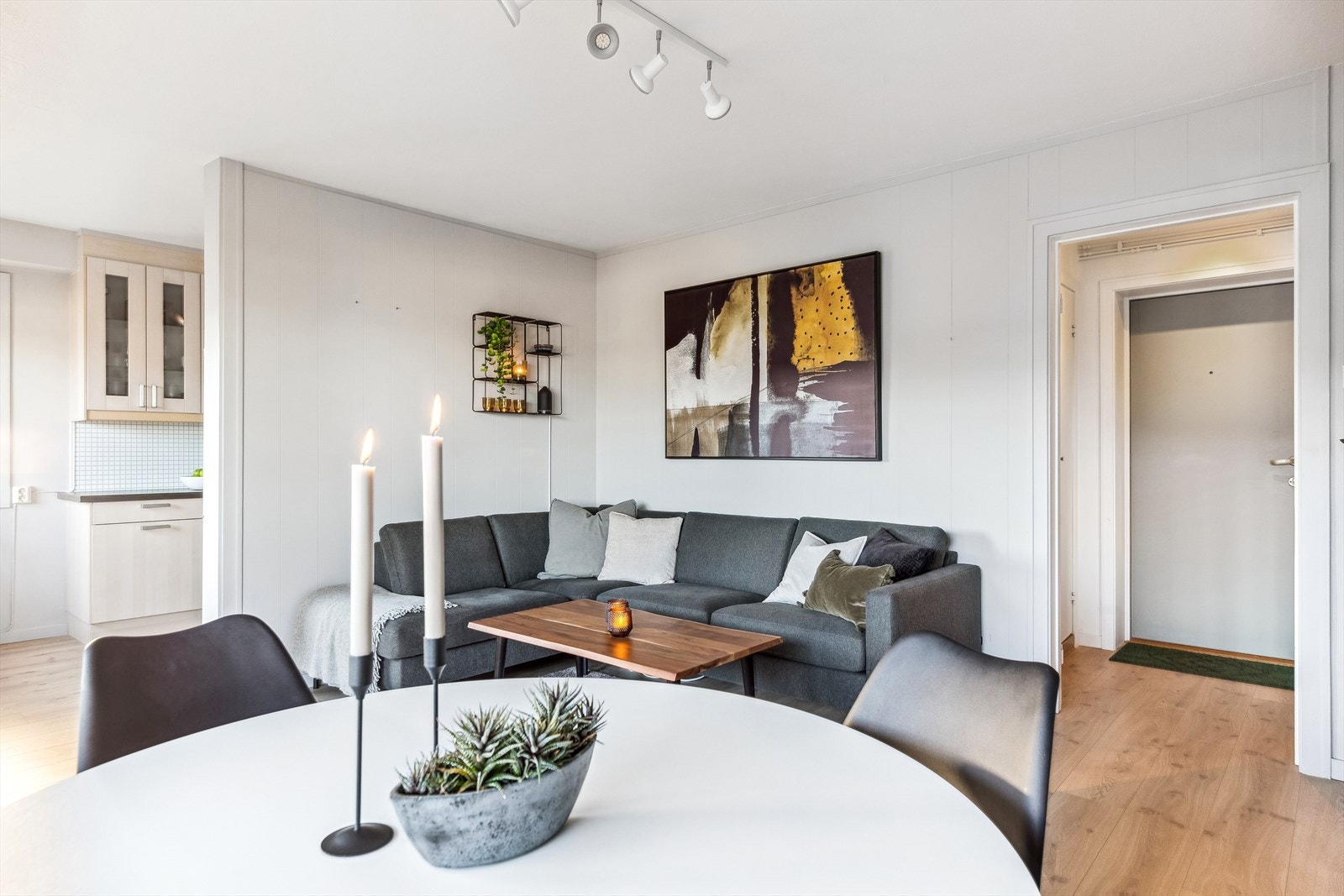 Om ønskelig er det mulighet for etablering av ildsted i leiligheten. Galleribilde