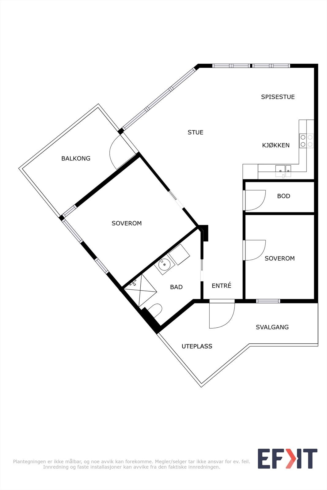 Plantegning - 2. etg. Galleribilde