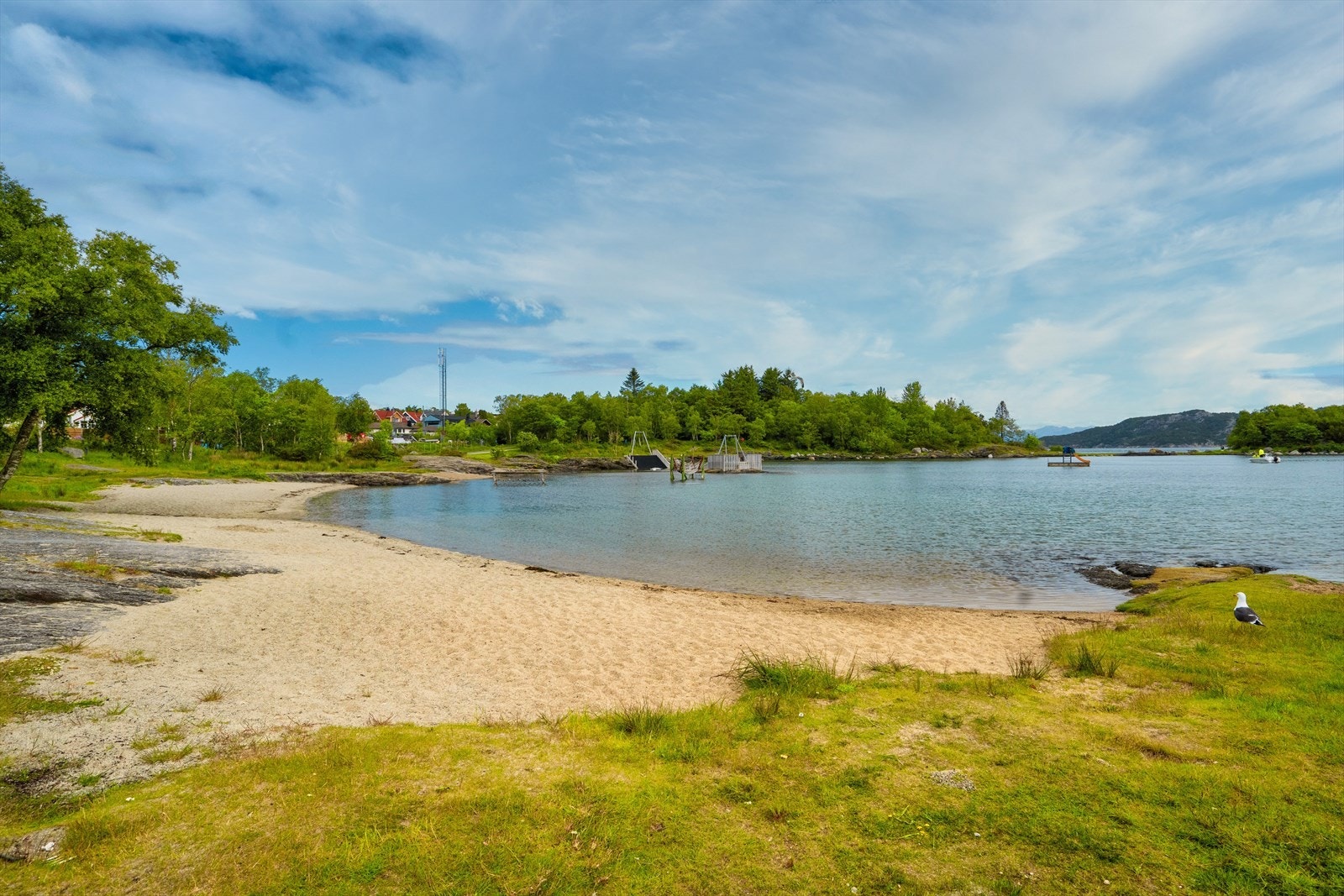 Vaulen badestrand Galleribilde