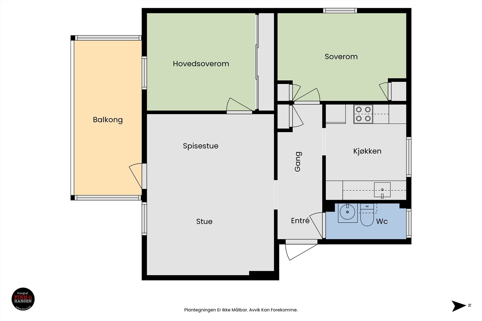 Plantegning Galleribilde