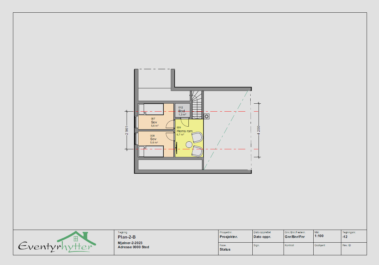 Plantegning Galleribilde