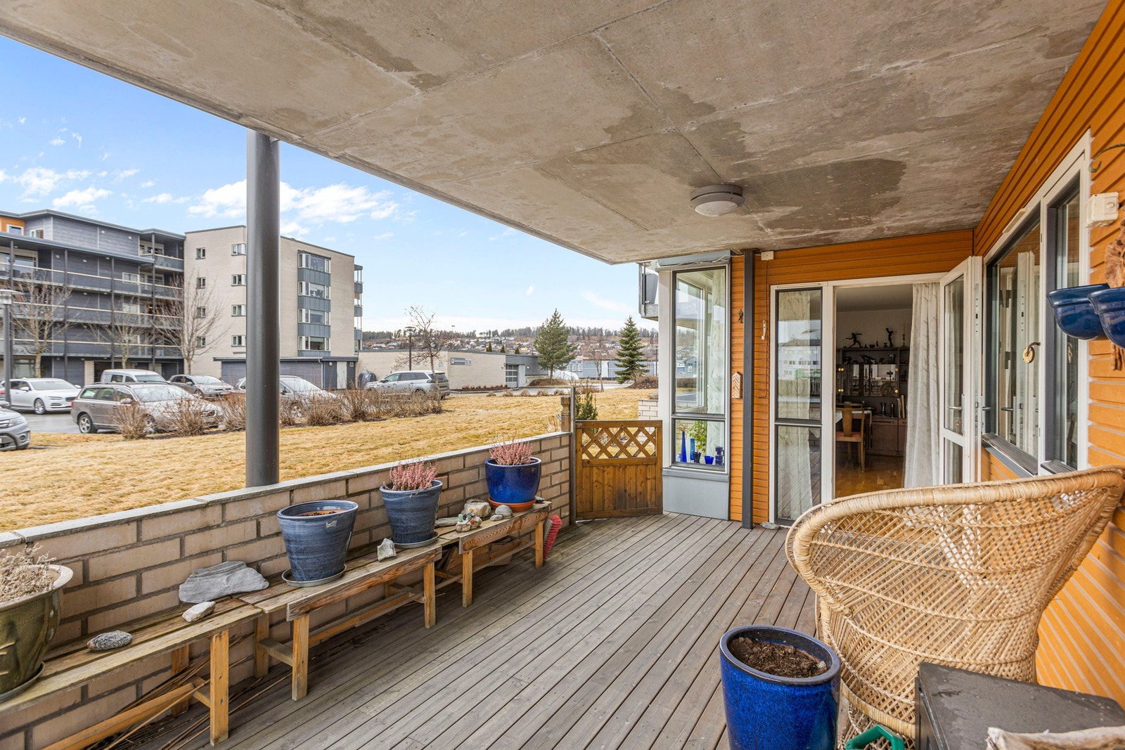 God plass til utemøblement Galleribilde