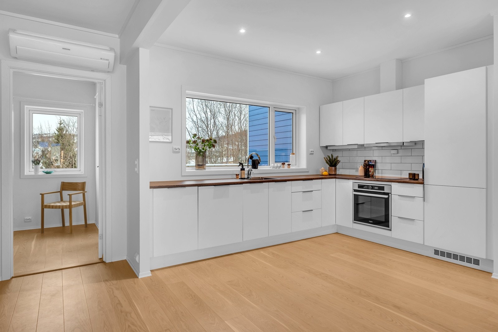 Soverom 3 er tilbaketrukket med inngang fra kjøkkenet Galleribilde