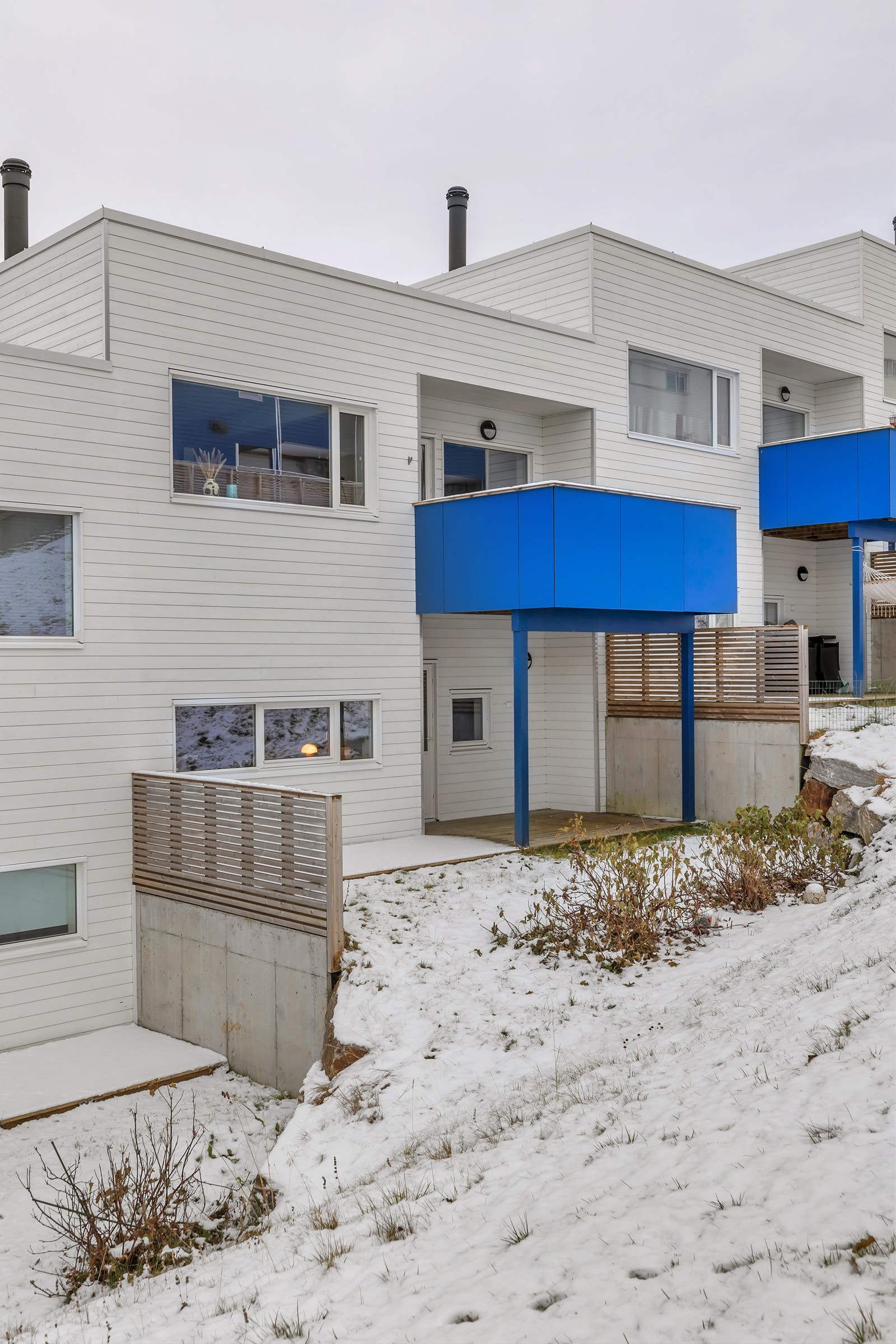 Dorgvegen ligger på "Solneset" i Hamna og er ført opp så sent som i 2019 Galleribilde