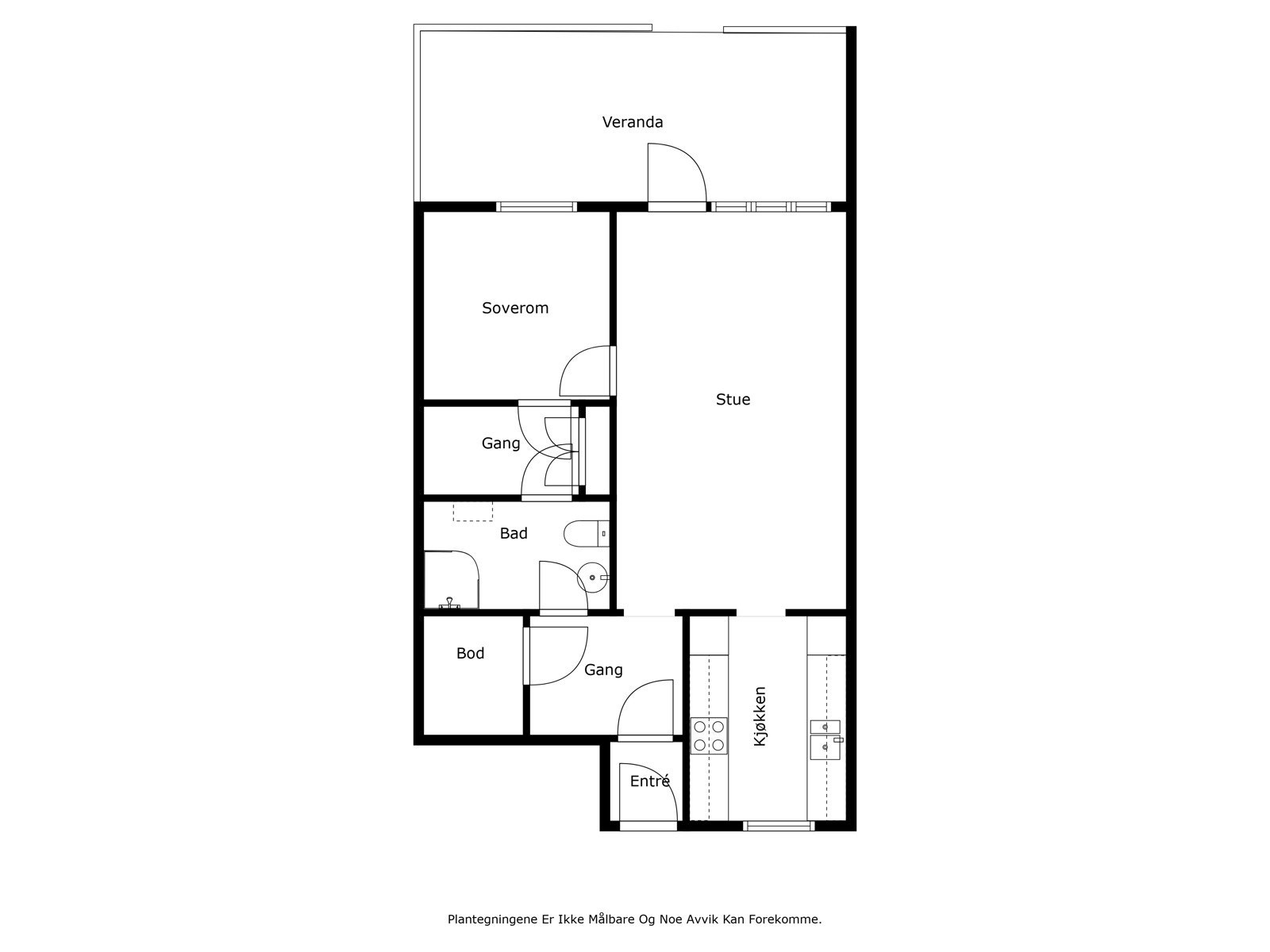 Plantegning Galleribilde
