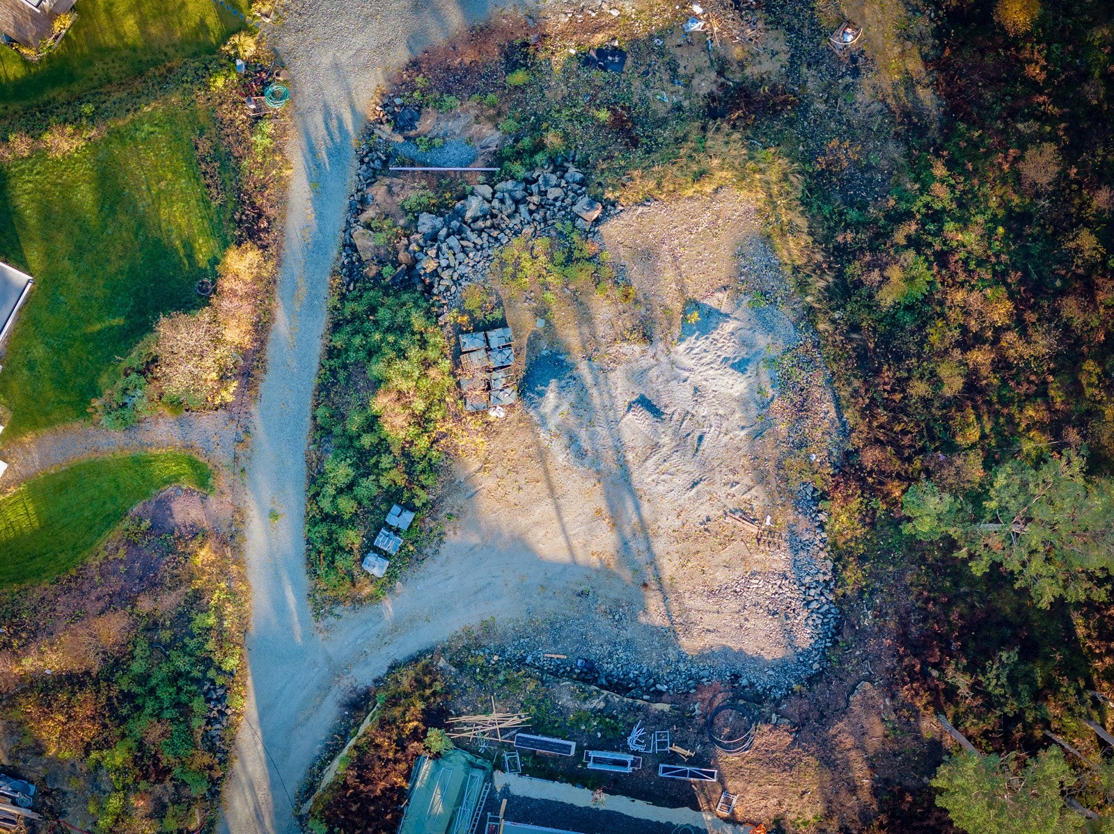 Tomt sett ovenfra. Galleribilde