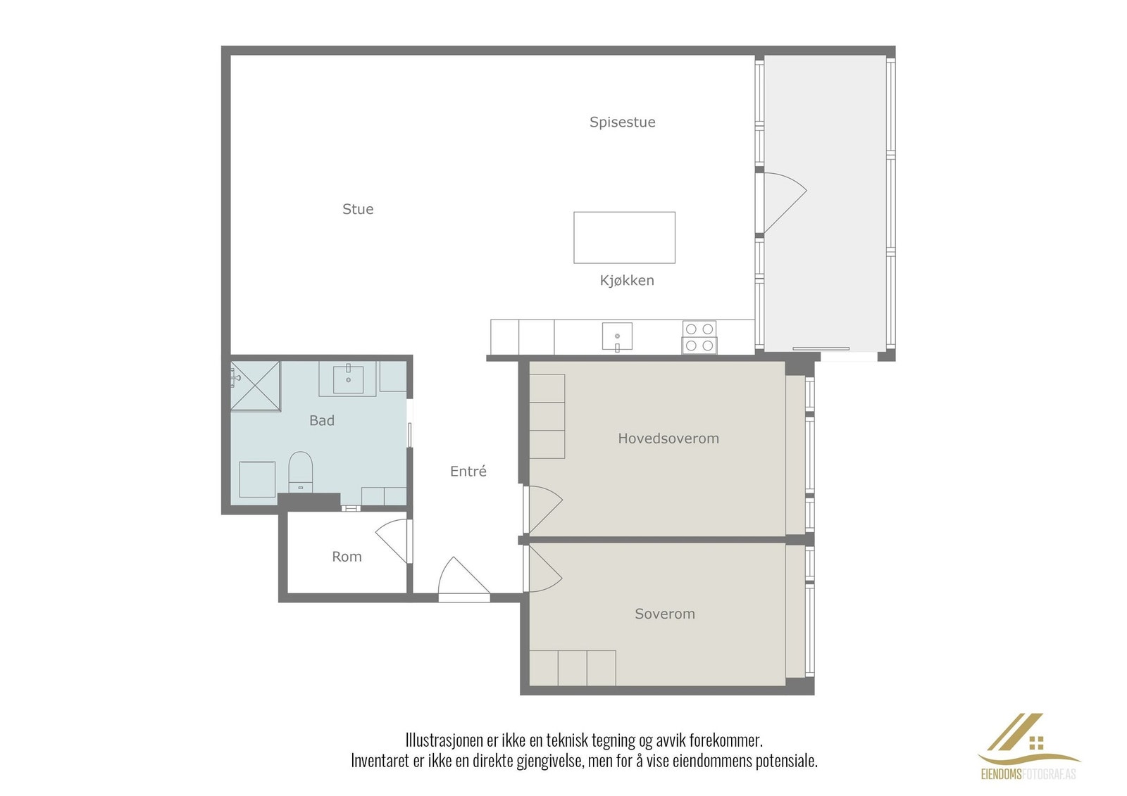 Plantegning Galleribilde