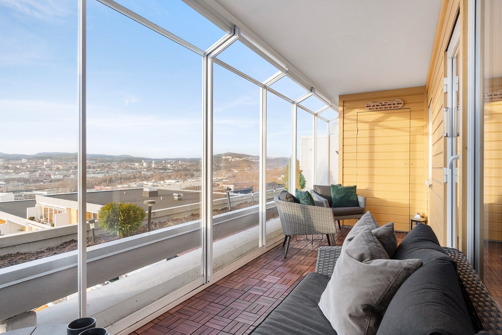 Et av de soleklare høydepunktene er denne fantastiske terrassen. Galleribilde