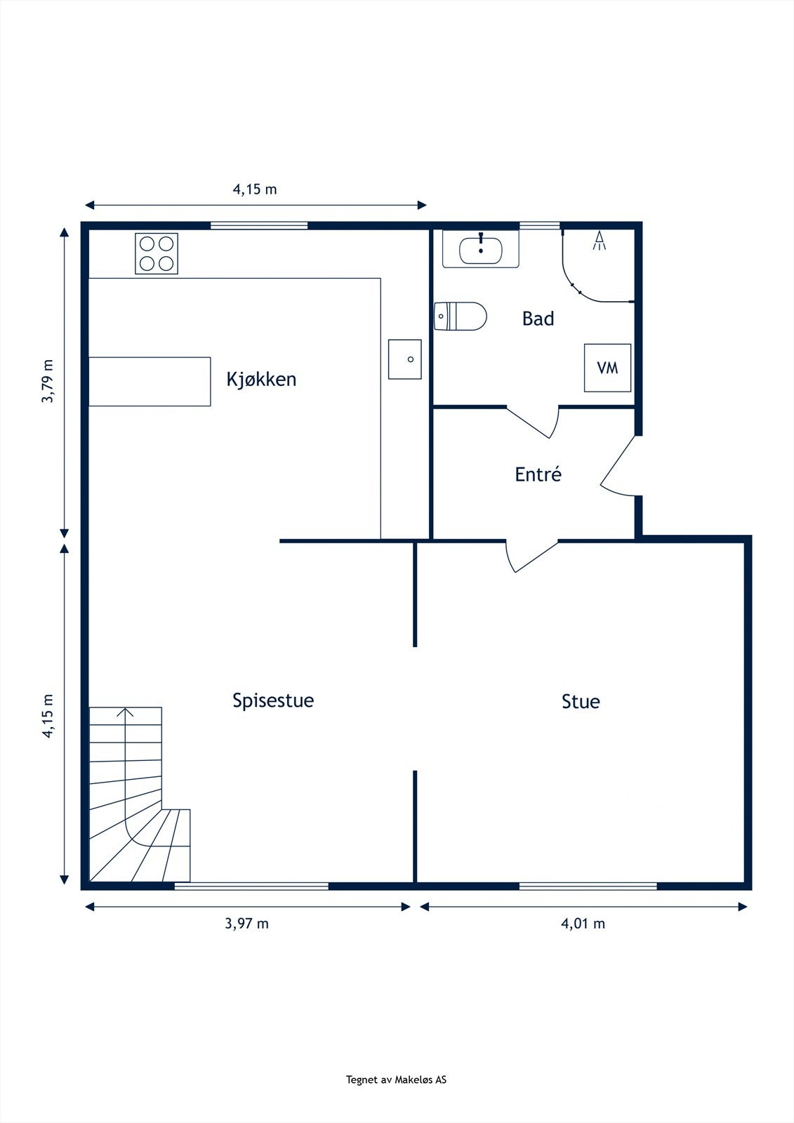 Plantegning | 2.etasje. Galleribilde